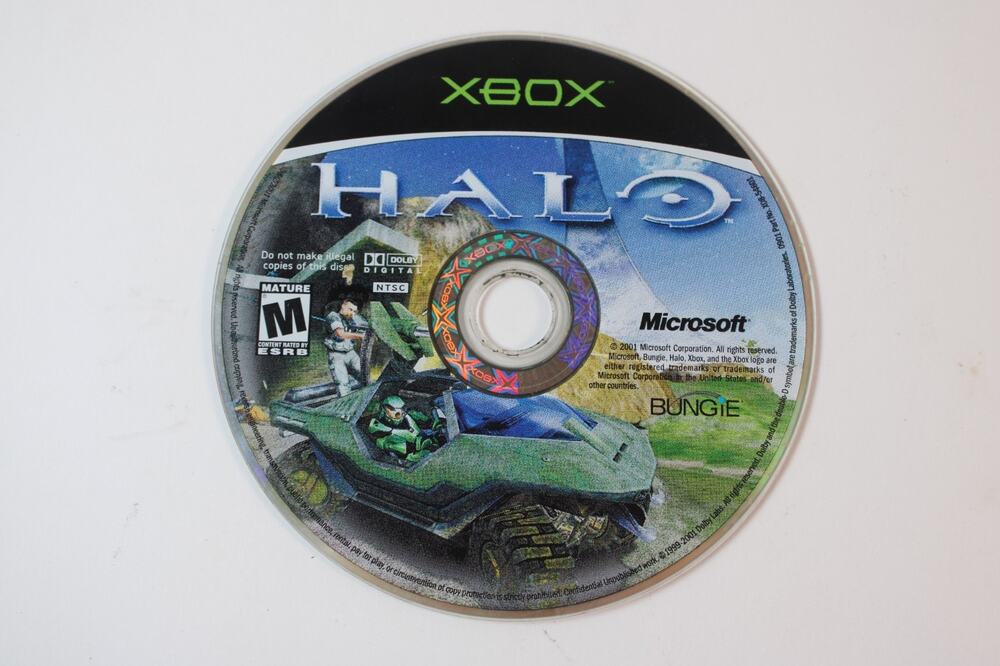 Halo: Combat Evolved (Microsoft Xbox 2001) Game Disc Only, Tested/Works
